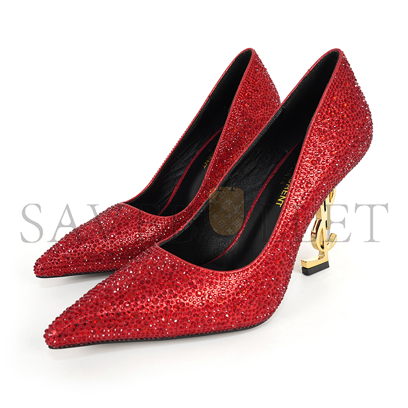 YSL OPYUM GLITTER PUMPS 